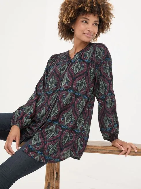 Women Fatface Tops and TShirts Multi Lizzie Tunic Top Women Fatface Tops and TShirts Multi Lizzie Tunic Top