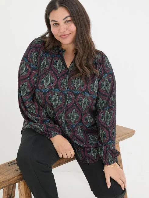 Women Fatface Tops and TShirts Multi Lizzie Tunic Top Women Fatface Tops and TShirts Multi Lizzie Tunic Top