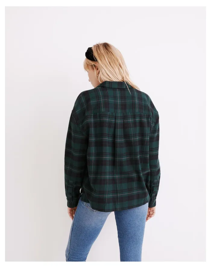 Women Flannel Westlake Shirt In Deveny Plaid Smoky Spruce Madewell Tops and Shirts Women Flannel Westlake Shirt In Deveny Plaid Smoky Spruce Madewell Tops and Shirts
