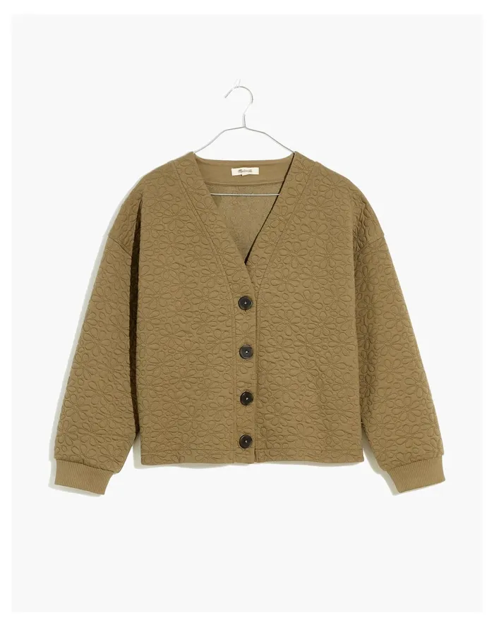 Women Flower Puff Jacquard Crop Cardigan Distant Surplus Madewell Sweatshirts and Sweatpants Women Flower Puff Jacquard Crop Cardigan Distant Surplus Madewell Sweatshirts and Sweatpants