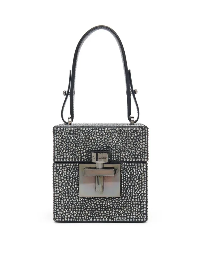 Women For The Bride Oscar De La Renta Crystal Pav Alibi Cube Graphite