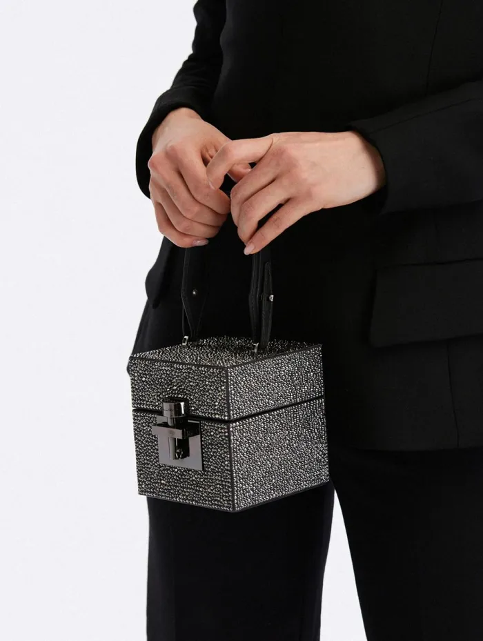 Women For The Bride Oscar De La Renta Crystal Pav Alibi Cube Graphite Women For The Bride Oscar De La Renta Crystal Pav Alibi Cube Graphite