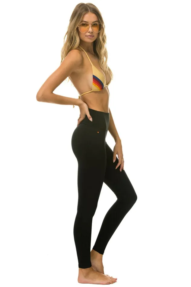 Women FULL LENGTH HIRISE AVIATOR NATION LEGGINGS 8211 BLACK Aviator Nation Leggings Women FULL LENGTH HIRISE AVIATOR NATION LEGGINGS 8211 BLACK Aviator Nation Leggings