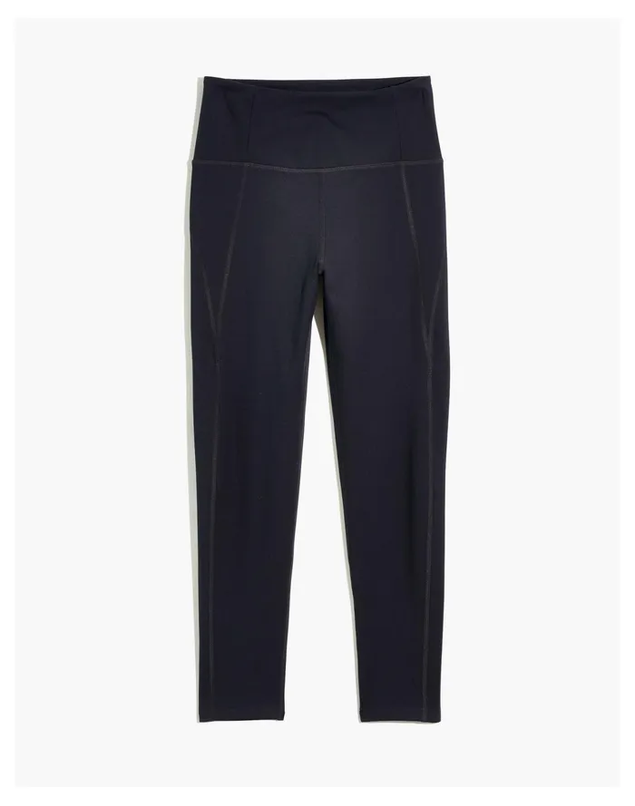 Women Girlfriend Collective High Rise Compressive Leggings Black Madewell Activewear