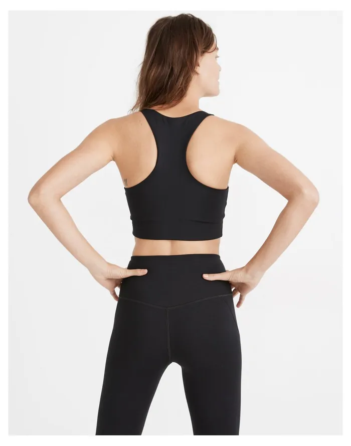 Women Girlfriend Collective Paloma Sports Bra Black Madewell Activewear Women Girlfriend Collective Paloma Sports Bra Black Madewell Activewear