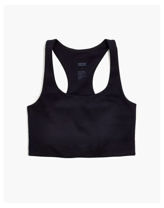 Women Girlfriend Collective Paloma Sports Bra Black Madewell Activewear Women Girlfriend Collective Paloma Sports Bra Black Madewell Activewear