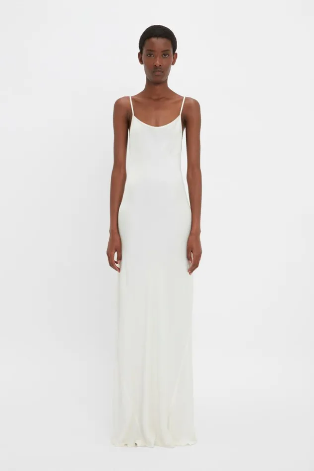 Women Gowns Victoria Beckham FloorLength Cami Dress In Ivory