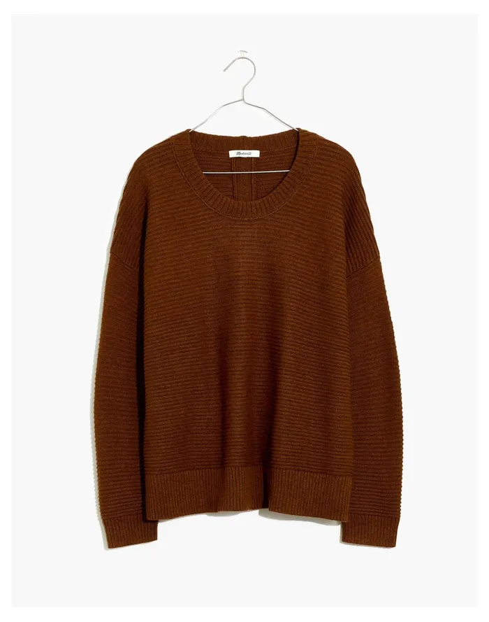 Women Greensboro Button Back Sweater Heather Cinnamon Madewell Sweaters Women Greensboro Button Back Sweater Heather Cinnamon Madewell Sweaters