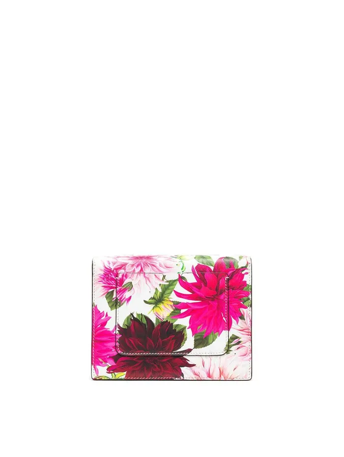 Women Handbags Oscar De La Renta Dahlia Printed Mini TRO Bag White Multi Women Handbags Oscar De La Renta Dahlia Printed Mini TRO Bag White Multi