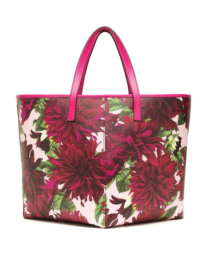 Women Handbags Oscar De La Renta Medium Dahlia Printed Square Tote Burgundy Multi Women Handbags Oscar De La Renta Medium Dahlia Printed Square Tote Burgundy Multi