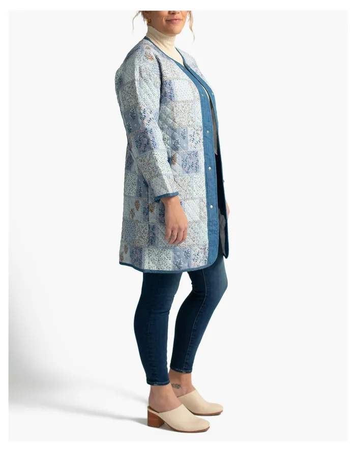 Women HarperSage Homebody Jacket Blue Multi Madewell Jackets Women HarperSage Homebody Jacket Blue Multi Madewell Jackets