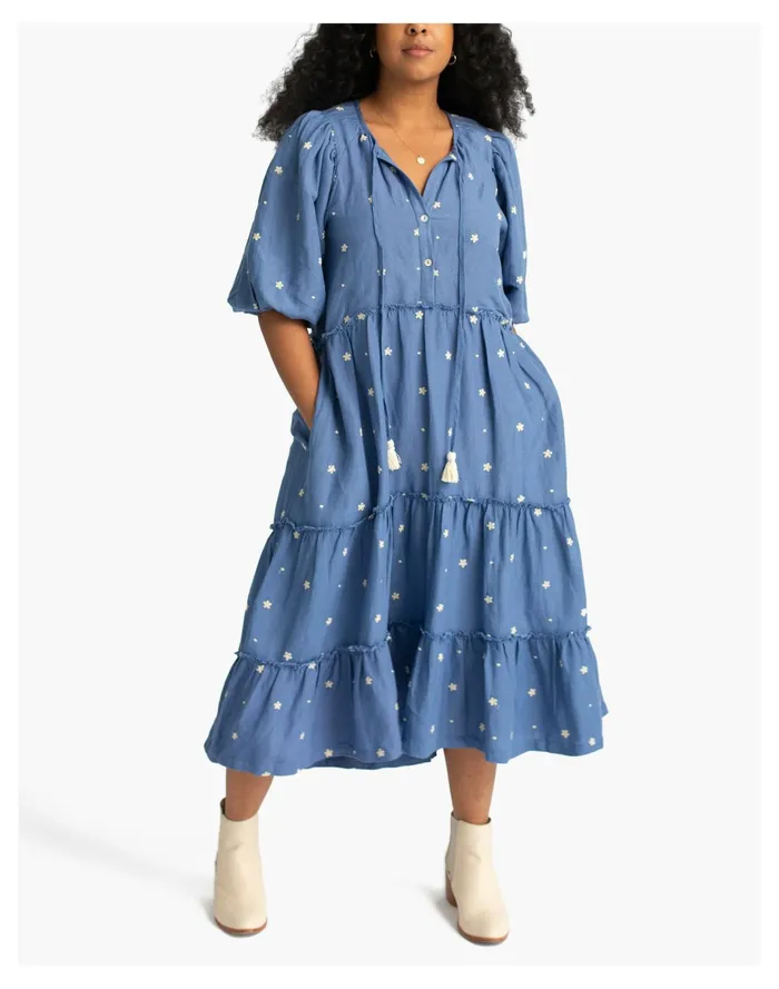 Women HarperSage Secret Garden Dress Blue Madewell Dresses