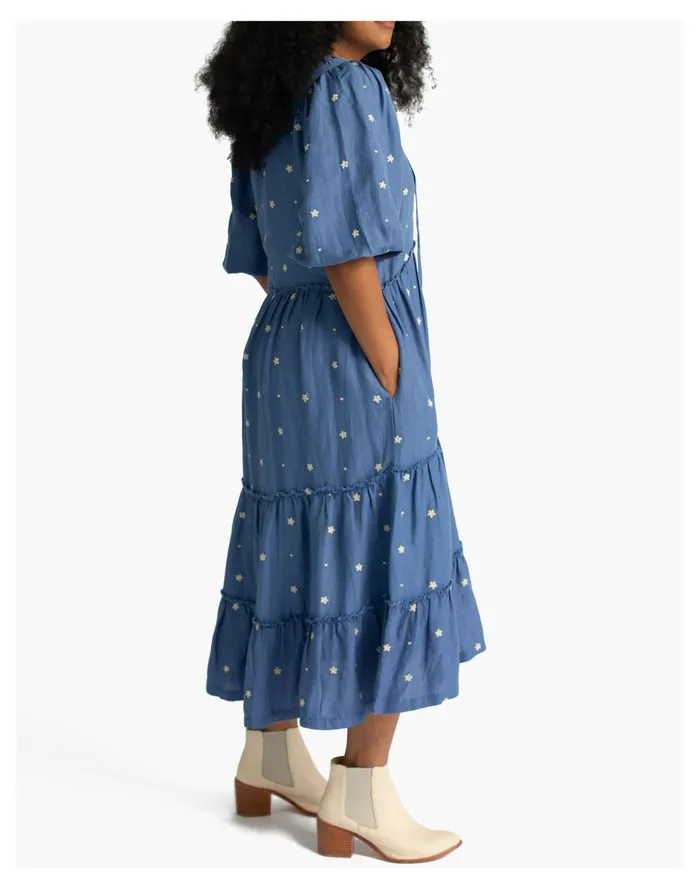 Women HarperSage Secret Garden Dress Blue Madewell Dresses Women HarperSage Secret Garden Dress Blue Madewell Dresses