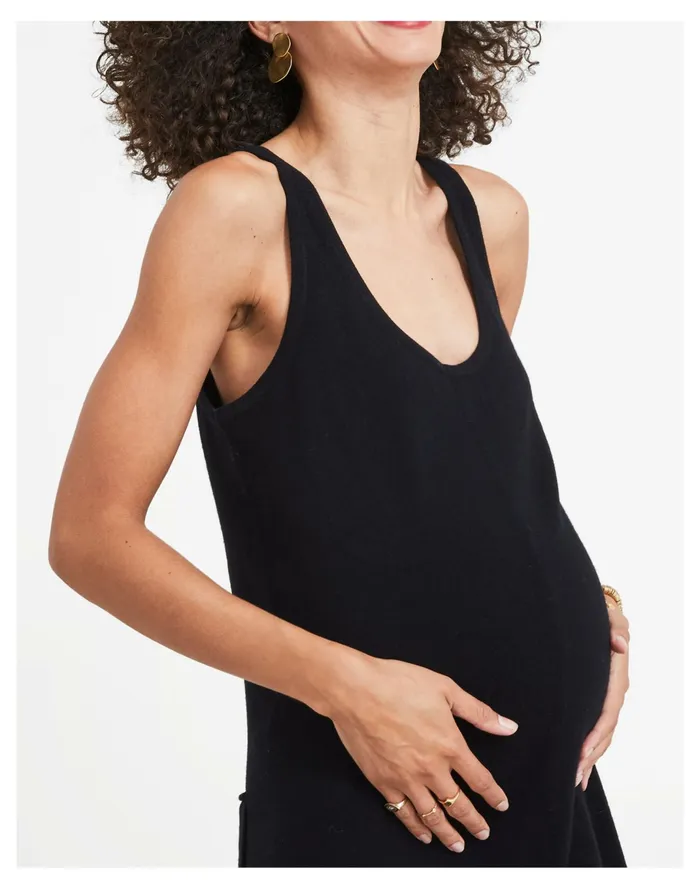 Women HATCH Collection Maternity Knit Onesie Jumpsuit Black Madewell Jumpsuits and Overalls Women HATCH Collection Maternity Knit Onesie Jumpsuit Black Madewell Jumpsuits and Overalls