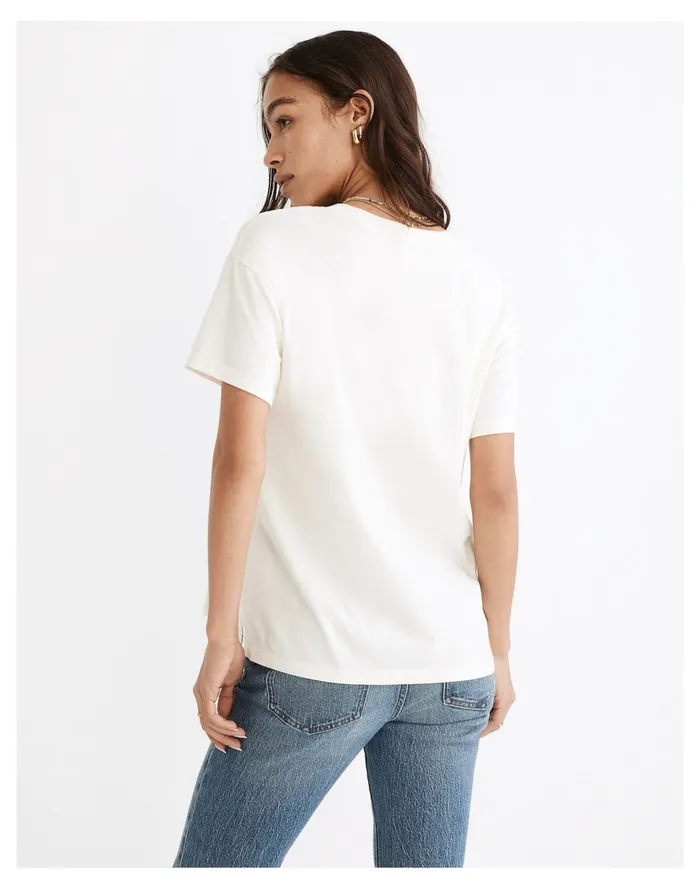 Women Heart Softfade Cotton Oversized Tee Antique Cream Madewell Tees Women Heart Softfade Cotton Oversized Tee Antique Cream Madewell Tees