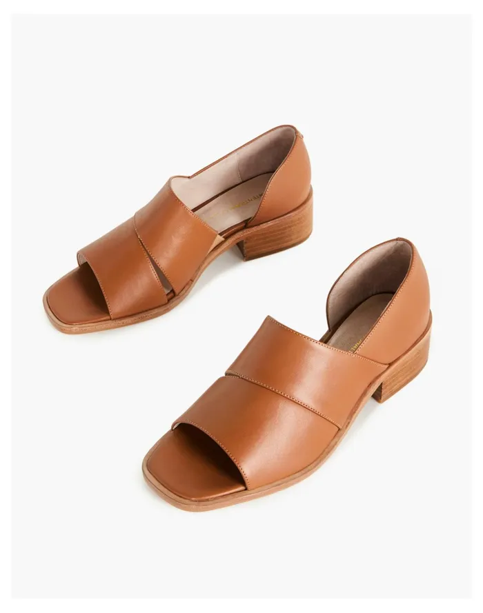 Women Intentionally Blank GIRAFFE Sandal Tan Madewell Heels