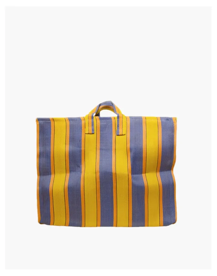 Women ITA Market Bag Small Yellow Multi Madewell Totes