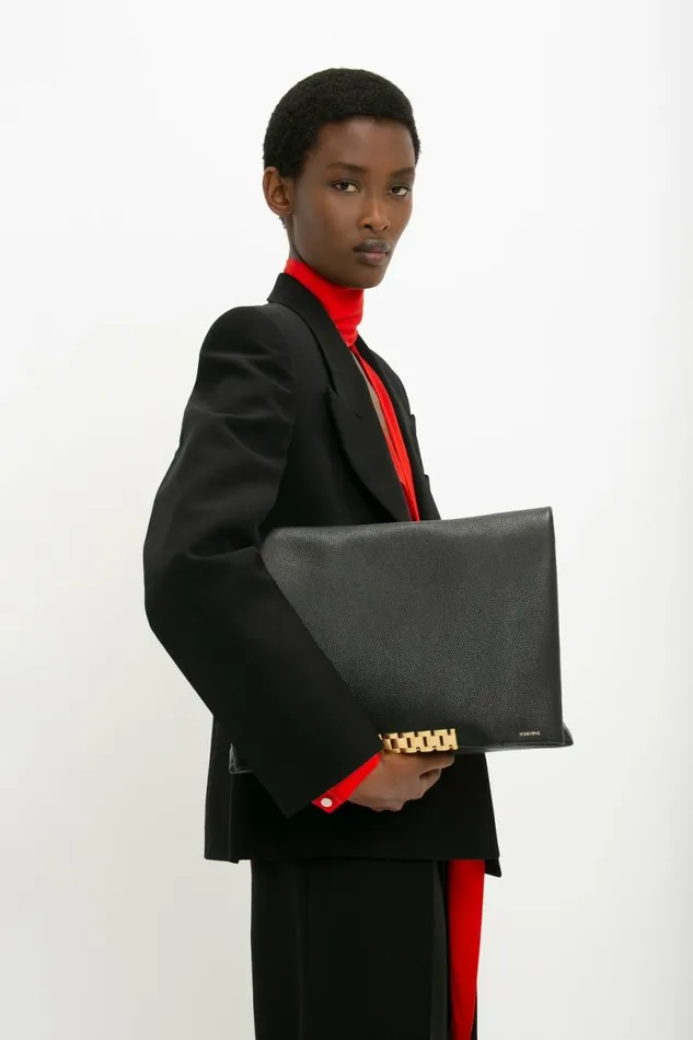 Women Jackets and Coats Victoria Beckham Square Shoulder Jacket In Black