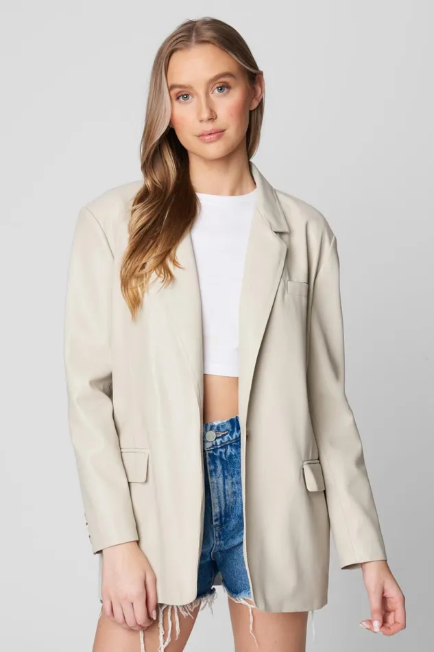 Women Jackets Blank Nyc Bare Essential Jacket