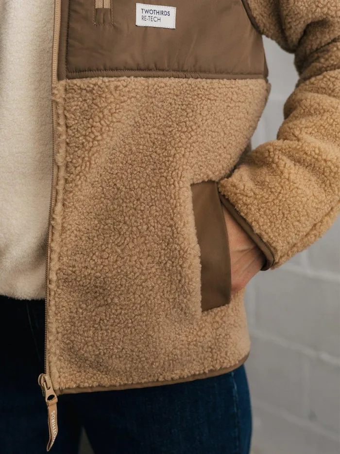 Women Jackets Women 8211 Shark 8211 Beige TWOTHIRDS Jackets