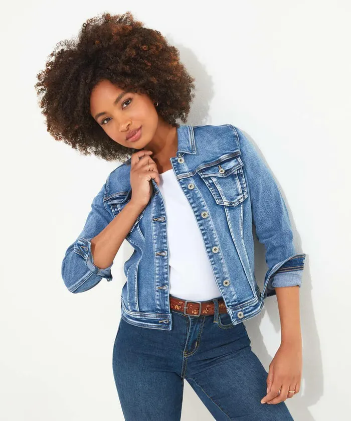 Women Joe Browns Denim Jacket Blueblack Women Joe Browns Denim Jacket Blueblack