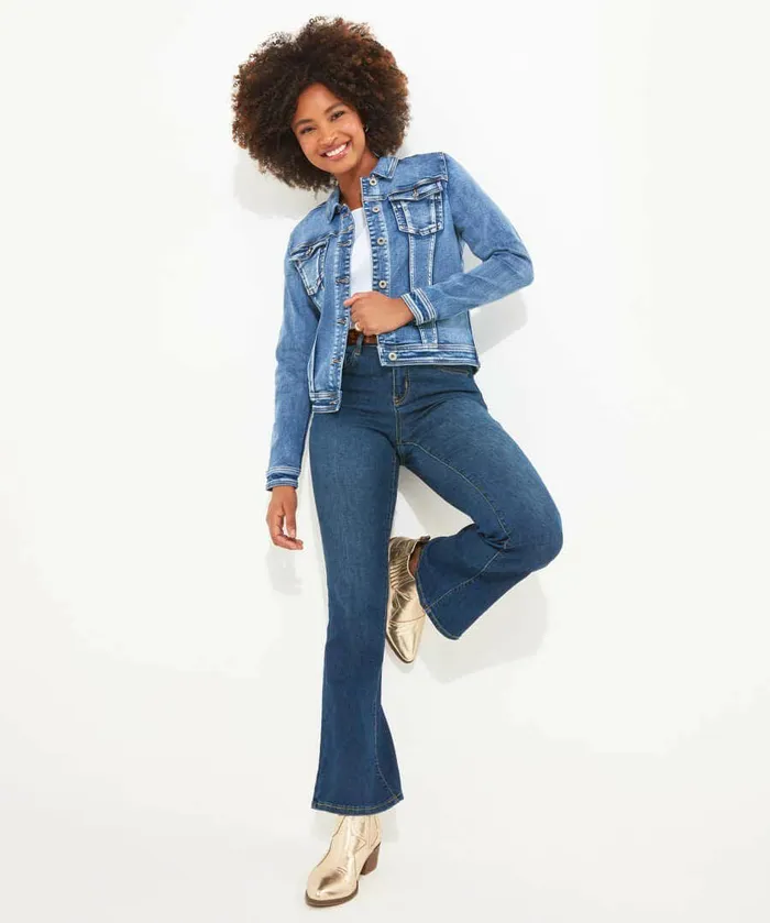 Women Joe Browns Denim Jacket Blueblack Women Joe Browns Denim Jacket Blueblack