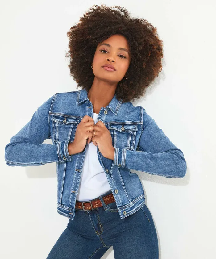 Women Joe Browns Denim Jacket Blueblack Women Joe Browns Denim Jacket Blueblack