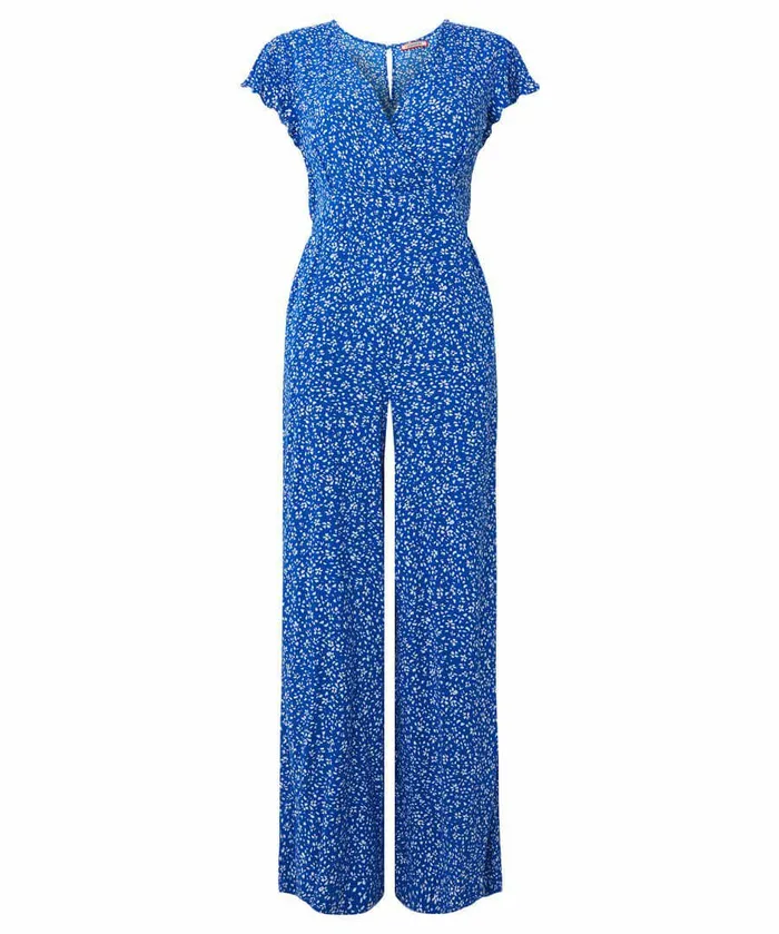 Women Joe Browns Ditsy Dreams Jumpsuit Blue Women Joe Browns Ditsy Dreams Jumpsuit Blue