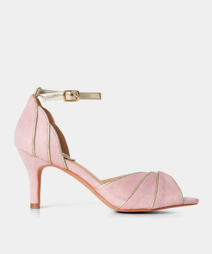 Women Joe Browns Endless Summer Deco Occasion Shoes Pink Gold