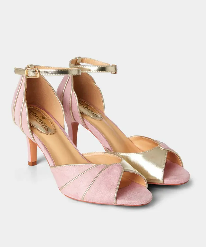 Women Joe Browns Endless Summer Deco Occasion Shoes Pink Gold Women Joe Browns Endless Summer Deco Occasion Shoes Pink Gold