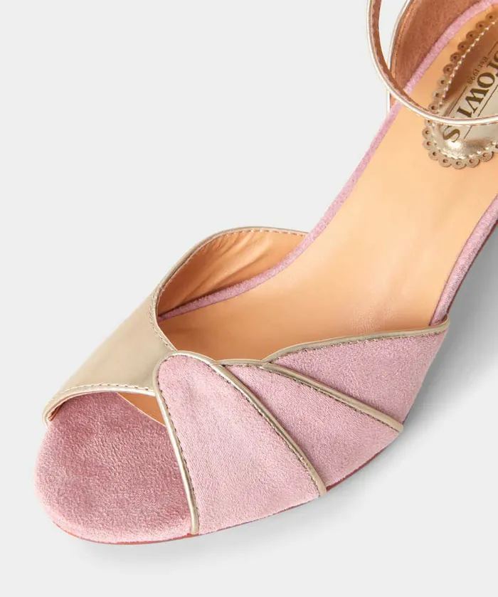 Women Joe Browns Endless Summer Deco Occasion Shoes Pink Gold Women Joe Browns Endless Summer Deco Occasion Shoes Pink Gold