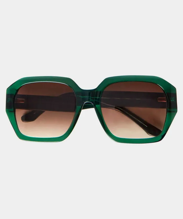 Women Joe Browns Forever Retro Sunglasses Green Multi