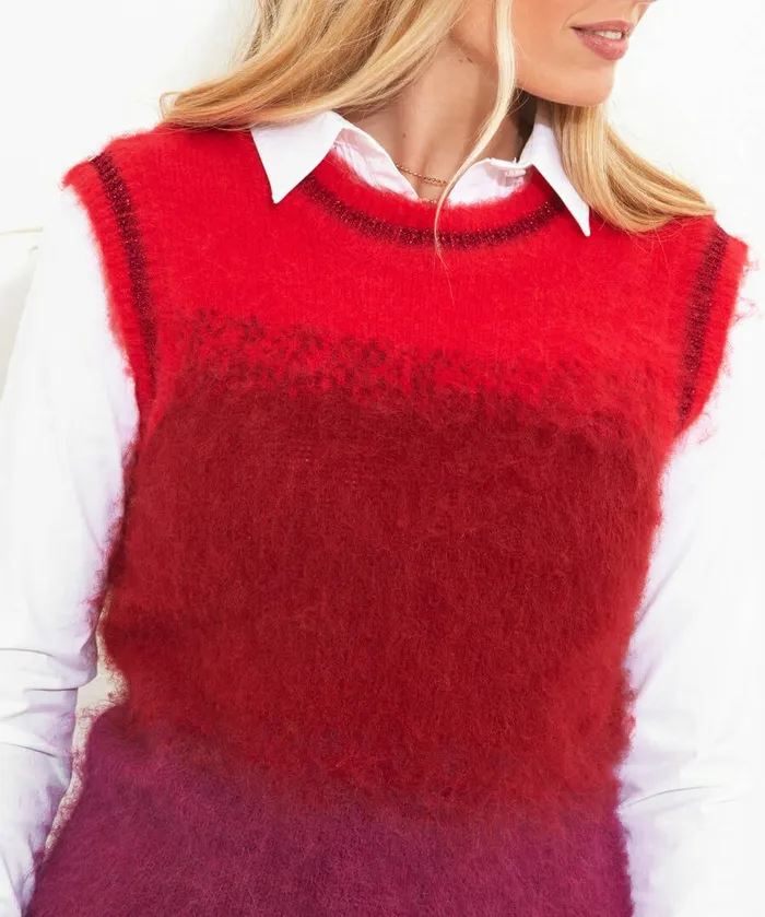 Women Joe Browns Ibiza Ombre Tank Top Red Women Joe Browns Ibiza Ombre Tank Top Red