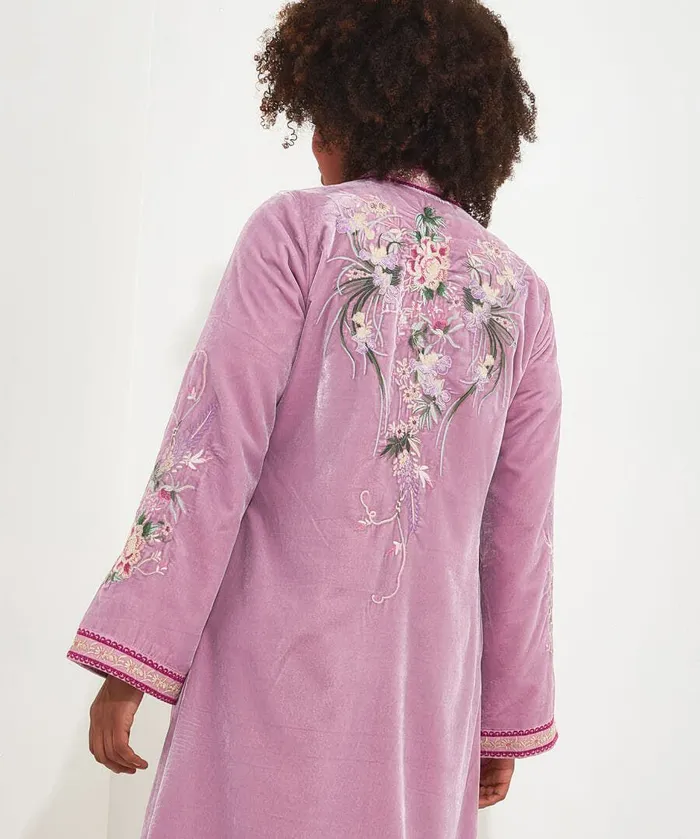 Women Joe Browns Luna Embroidered Boutique Kimono Lilac Women Joe Browns Luna Embroidered Boutique Kimono Lilac