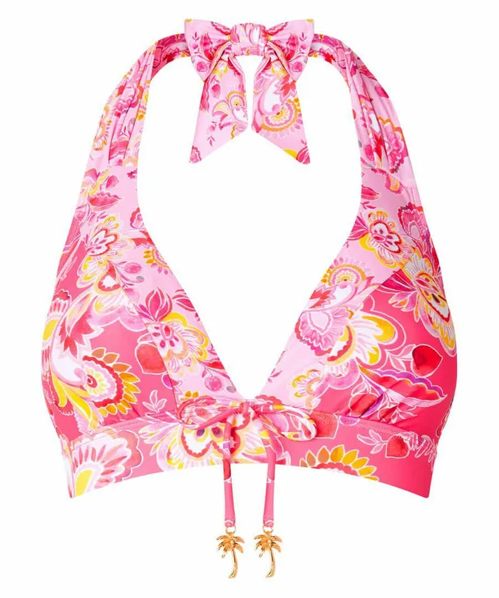Women Joe Browns Malibu Beach Bikini Top Pink Multi Women Joe Browns Malibu Beach Bikini Top Pink Multi