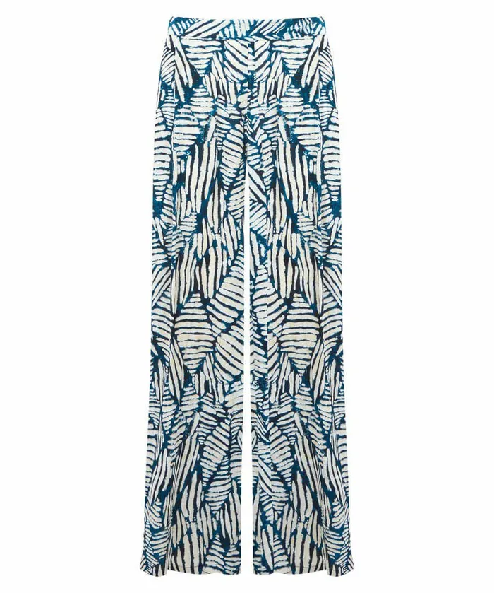 Women Joe Browns Summer Breeze Wide Leg Trousers Blue Women Joe Browns Summer Breeze Wide Leg Trousers Blue