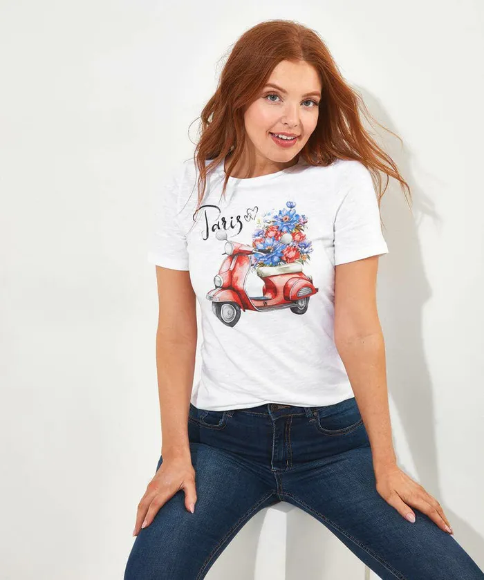 Women Joe Browns Summer In The City Graphic Tee White