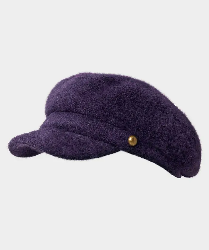 Women Joe Browns There She Goes Peaked Hat Deep Purple