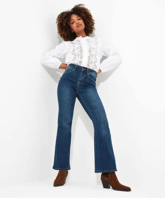 Women Joe Browns Western Bootcut Jeans Blue Women Joe Browns Western Bootcut Jeans Blue