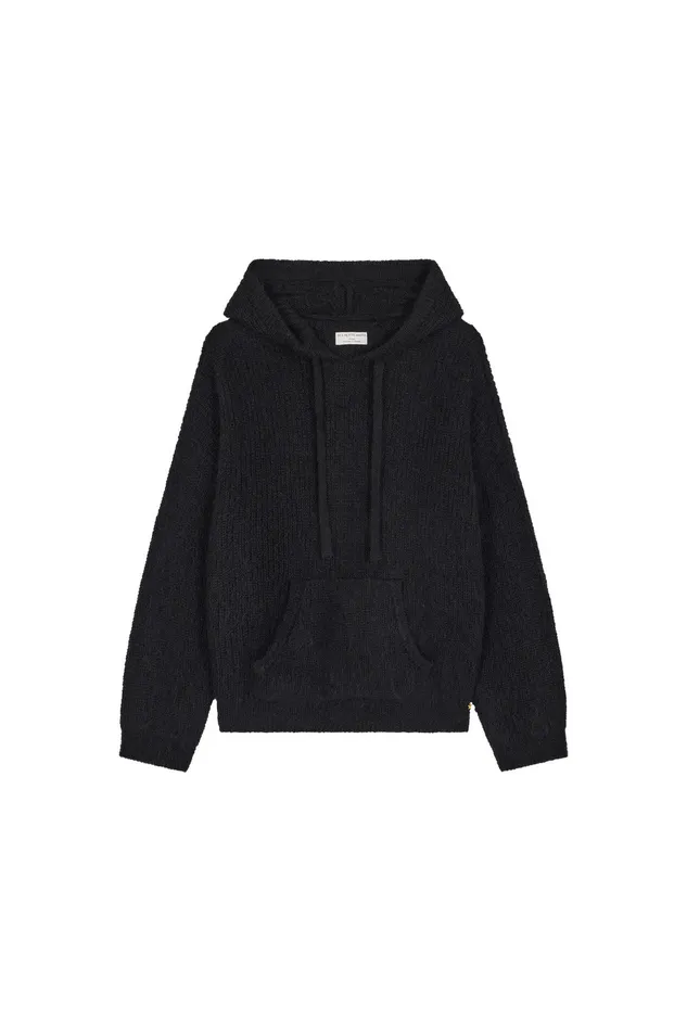 Women Jumper Bulotte Noir Pull Mohair Noir Des Petits Hauts Jumpers and Cardigans