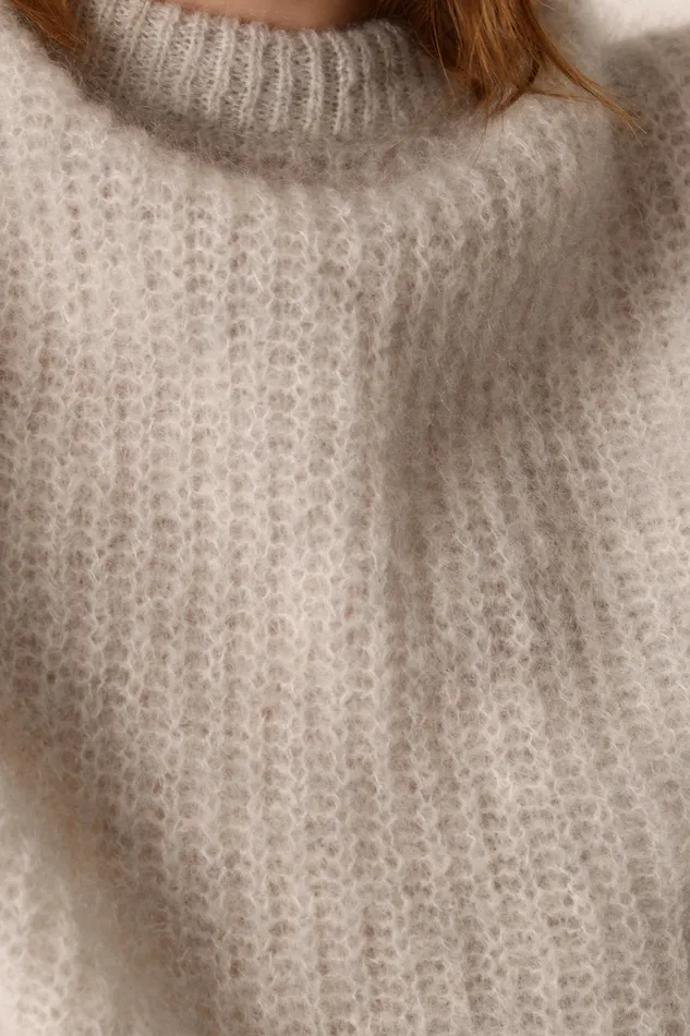 Women Jumper Burma Gris Chine Pull Mohair Gris Chin Des Petits Hauts Jumpers and Cardigans