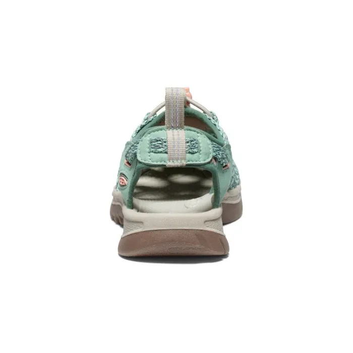 Women KEEN Hike Whisper Granite GreenPeach Parfait Closed Toe Sandal Women KEEN Hike Whisper Granite GreenPeach Parfait Closed Toe Sandal