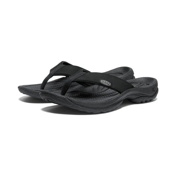 Women KEEN Sandals Kona Flip BlackVapor Leather FlipFlop Women KEEN Sandals Kona Flip BlackVapor Leather FlipFlop