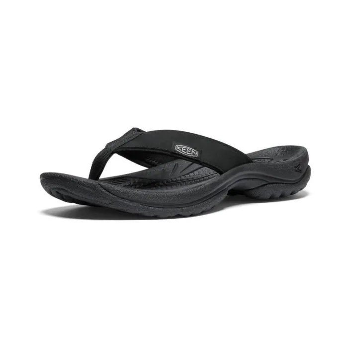 Women KEEN Sandals Kona Flip BlackVapor Leather FlipFlop Women KEEN Sandals Kona Flip BlackVapor Leather FlipFlop