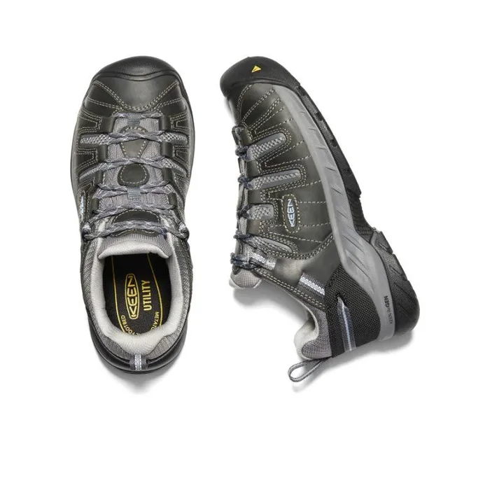 Women KEEN Shoes Flint II Soft Toe Steel GreyPaloma Women KEEN Shoes Flint II Soft Toe Steel GreyPaloma
