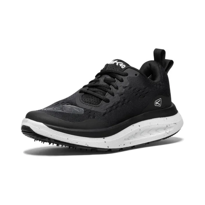 Women KEEN Shoes WK400 BlackWhite Leather Walking Shoe Women KEEN Shoes WK400 BlackWhite Leather Walking Shoe