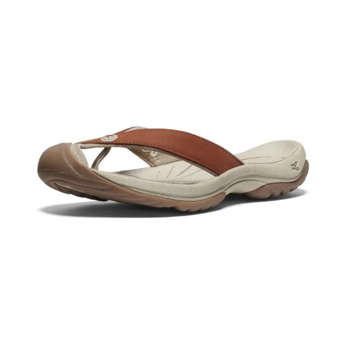 Women KEEN SlipOns Waimea Sorrel HorsePlaza Taupe Leather FlipFlop Women KEEN SlipOns Waimea Sorrel HorsePlaza Taupe Leather FlipFlop