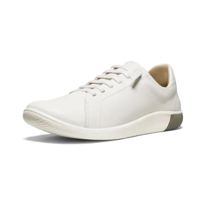 Women KEEN SlipOns White Leather Sneakers 8211 KNX Lace
