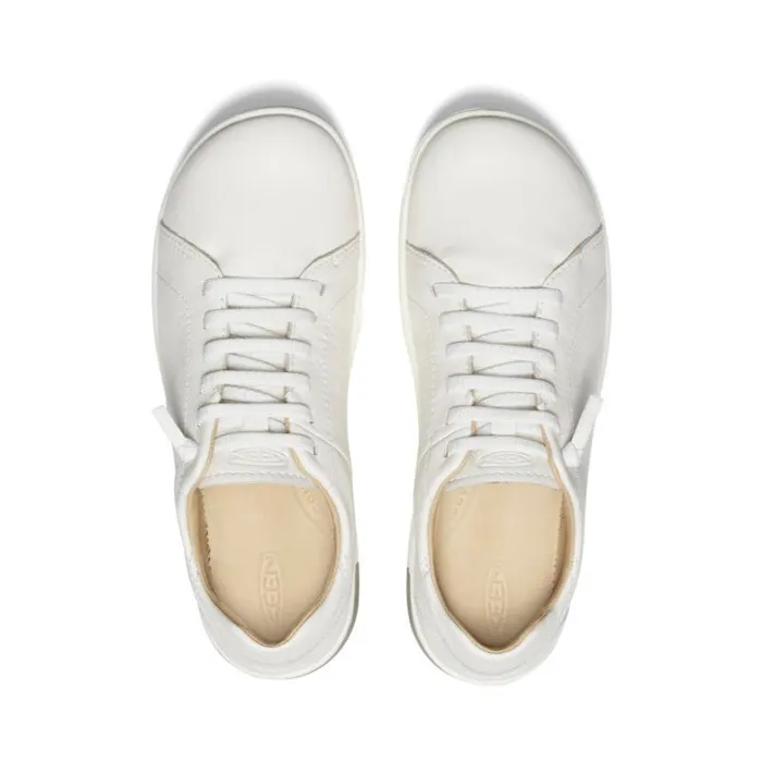 Women KEEN SlipOns White Leather Sneakers 8211 KNX Lace