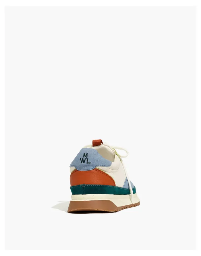 Women Kickoff Trainer Sneakers In Colorblock Recycled Nylon And Suede Faded Seagrass Multi Madewell Sneakers Women Kickoff Trainer Sneakers In Colorblock Recycled Nylon And Suede Faded Seagrass Multi Madewell Sneakers